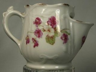 floral shaving scuttle by z s g or z s