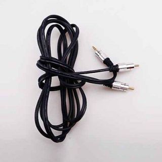 5mm Plug to 2 RCA Male Stereo Audio Speaker headset Cable for 