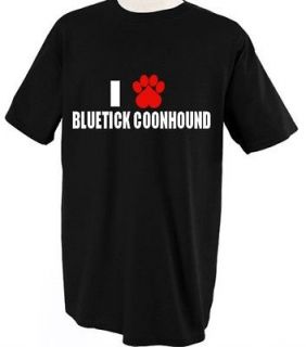 bluetick coonhound dog dogs love pet paw t shirt tee