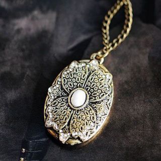 Hmong Style Bohemian Baroque Retro Lotus Necklace Jewelry