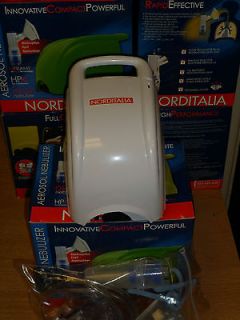 New Drop Compressor Portable Nebuliser carry case by Norditalia 2 Year 