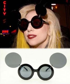 Retro Lady Mickey Mini Mouse Flip Up Paparazzi Sunglasses Glasses 
