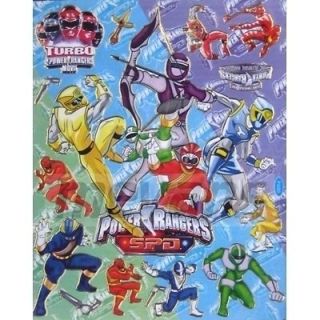 large power rangers sticker sheet fp373 from canada time left