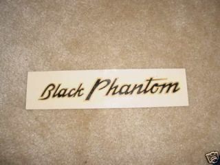 schwinn black phantom decale nos authentic  27