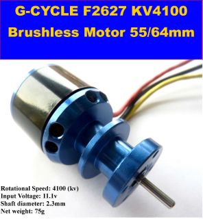cycle f2627 kv4100 brushless motor 55 64mm ducted fan
