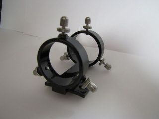 Telescope 30mm Low Profile two ring, six screw, Metal Finder Bracket 