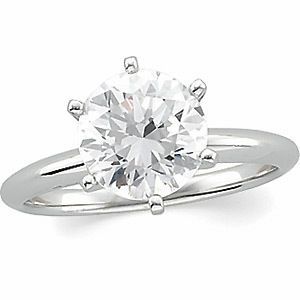 stunning 2 ct round moissanite tiffany solitaire ring one day
