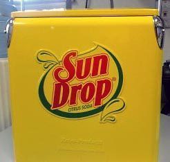 Licensed Sun Drop Embossed Retro Cooler 4 Your Hotrod, Jeep, Boat or 