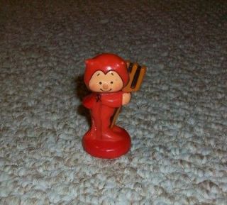   Hallmark Merry Miniatures Red Devil Figurine Halloween 1975 Toy
