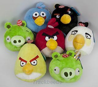 Red Bird Angry Birds w/ sound plush toy w/ tags, NEW, collectors 