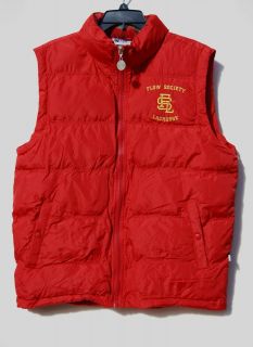 flow society puffer rasta monkey winter vest red more options