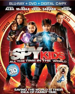 Spy Kids All the Time in the World Blu ray DVD, 2011, 3 Disc Set 