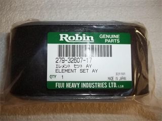 Robin Subaru Engine Air Filter EX27 dual element #279 32607 17