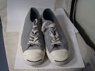 jack purcell converse rare grey leather great cond size 10