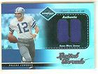ROGER STAUBACH 03 LEAF LIMITED THREADS POSITION GAME WORN JERSEY 46/75 