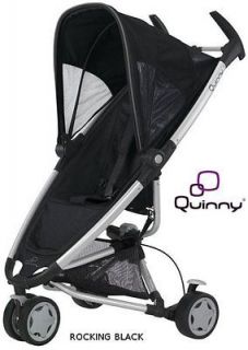 QUINNY ZAPP BUGGY / STROLLER ROCKING BLACK   ULTRA COMPACT   NEW