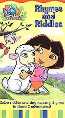 Dora the Explorer  Rhymes and Riddles VHS, 2003 30 MIN FREE MEDIA MAIL 