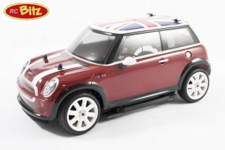   GT14 BMW Mini Cooper S 4WD RTR Chilli RED UK Union Jack Flag Roof