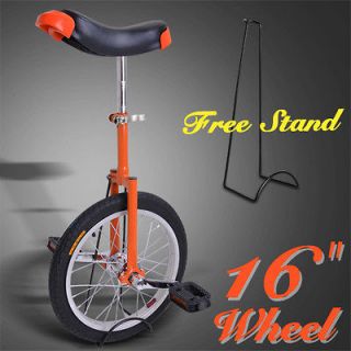   Unicycle W/ Stand 1.75 Skid Proof Tire Uni Cycle Cycling Balance Bike