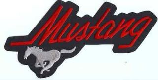 Ford MUSTANG Racing Embroidered Iron on PatchBadgeCr​est 4 Long