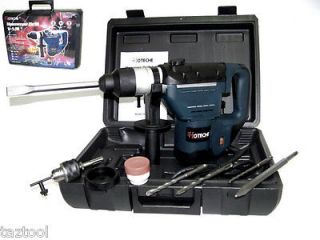ELECTRIC ROTARY HAMMER DRILL WITH BITS SDS PLUS ROTO TOOL 1.5 