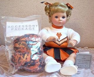 Danbury Mint Porcelain Collector Doll Molly THE LITTLEST LONGHORN 