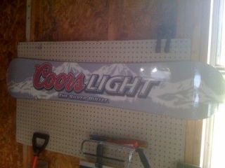 newly listed coors light snowboard new in plastic time left