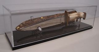 Knife Display Case w/ sheath holder Randall knives cover rack 14 