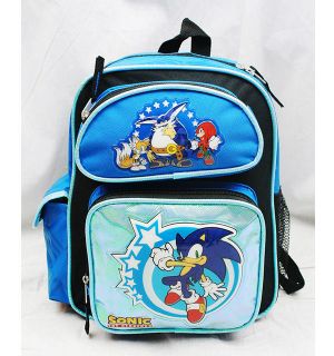 Small Backpack SOINC THE HEDGEHOG NEW Shiny Blue School Bag Anime 
