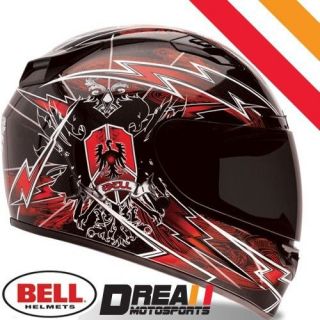 BELL VORTEX SIEGE RED FULL FACE MOTORCYCLE HELMET DOT SNELL  MEDIUM M