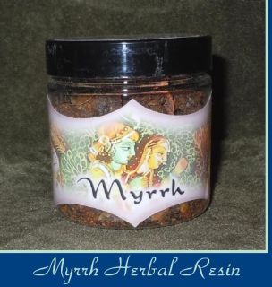 New Myrrh Ramakrishnanandas Herbal Resin Incense Jar 1 roll Charcoal 