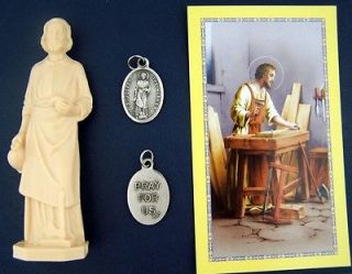 St Joseph Statue Home Seller Selling Kit Saint House Figurine 