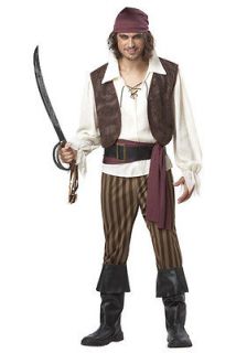 rogue pirate adult costume large
