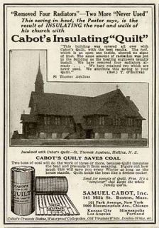 St. Thomas Aquinas Church in HALIFAX, N.S. in 1927 Cabots Stains 