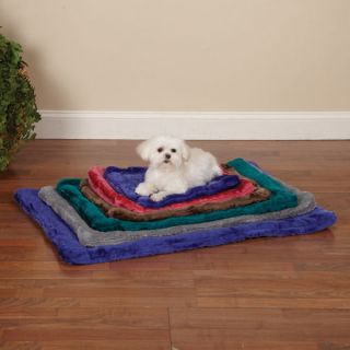 XXL 41x27 Slumber Pet BED Double side plush fur for Dog Crate cage 