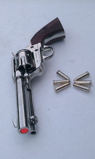 Colt 45 Peacemaker NonFiring Replica Revolver Prop Gun Toy Bullet 