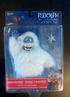 abominable snow monster deluxe action figure rudolph 