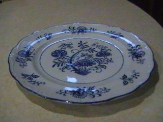 blue dresden china spinx import co dinner plate 9 3