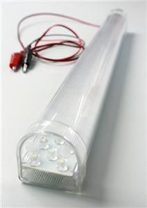   LED Bulb Light Tube Marine 12 Volt Motor home Acrylic ON OFF Switch RV
