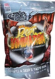 The Buck Bomb Deer Domination Attractant 15 lbs. 5 3 lb. Bags
