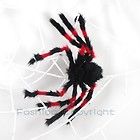 New Gaint Hairy Spider Scary Halloween Decoration Party Gift Black 
