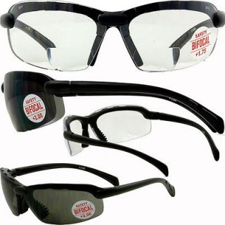 pairs bifocal safety glasses c2 black frame z87 1
