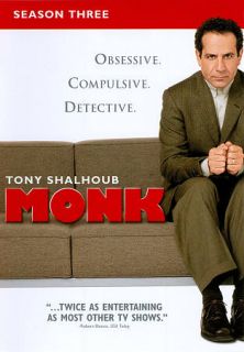 Monk   Season 3 DVD, 2010, 4 Disc Set