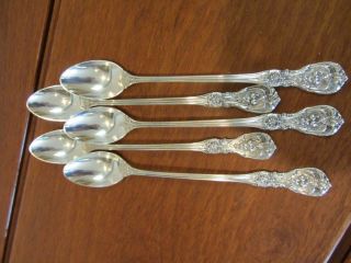 silver ice teaspoons francis first by reed barton time