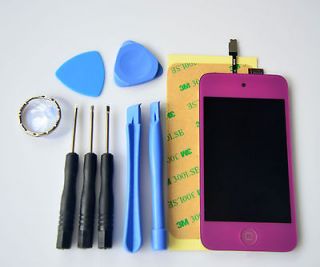   Digitizer Glass Screen Assembly+Butto​n For iPod Touch 4 Repair+Tool