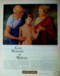   ,Davis Hippocrates Moments in Medicine~Robert Thom~Pharmaceutical AD