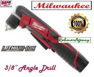 Milwaukee   M12 REDLITHIUM™ 3/8 Angle Drill   Tool   12 Volt 