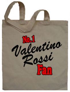   Rossi Fan Tote Bag VARIOUS COLOURS CHOOSE ANY TEXT Secret Santa
