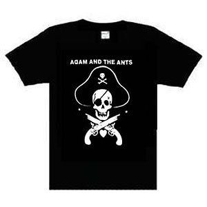 adam and the ants music punk rock t shirt black s xl
