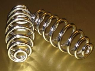 chrome seat springs Triumph chopper tapered motorcycle spring set